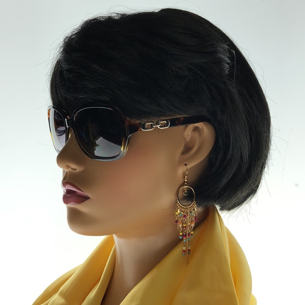 Oleg Cassini Round Tortoise Shell Multicolored Fr… - image 1